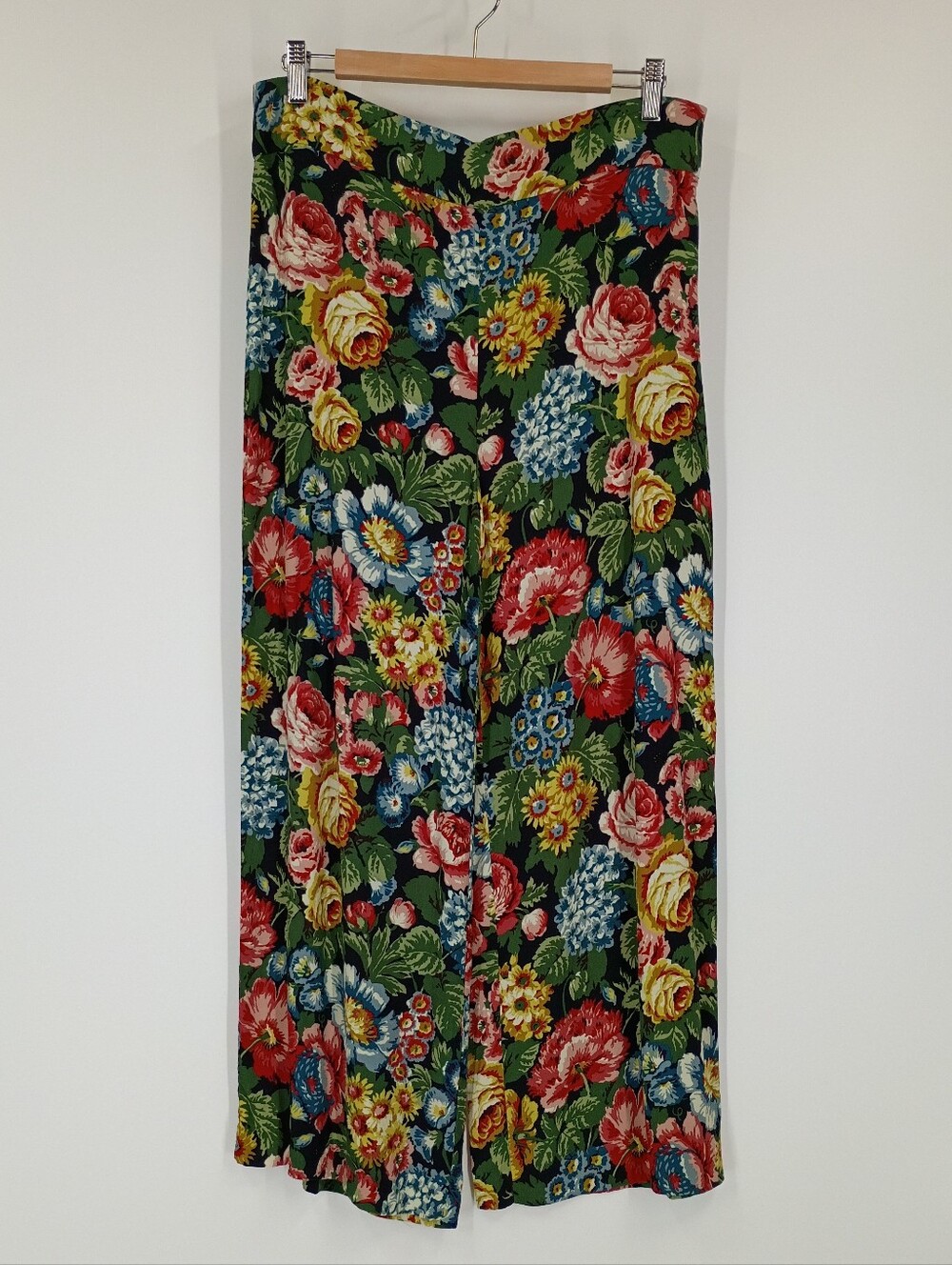 Zara Floral Wide Leg Pants